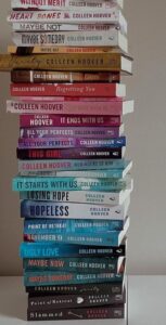 Chronological lineup of Colleen Hoover books