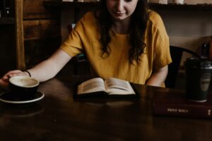 a person reading short story